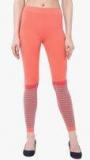 C9 Orange Striped Leggings Women