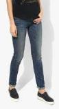 Calvin Klein Jeans Blue Mid Rise Regular Jeans women