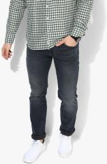 Calvin Klein Jeans Blue Solid Low Rise Slim Fit Jeans men