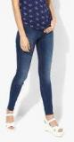 Calvin Klein Jeans Blue Washed Mid Rise Skinny Jeans women