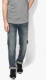 Calvin Klein Jeans Navy Blue Mid Rise Skinny Fit Jeans Men