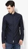 Calvin Klein Jeans Navy Blue Striped Regular Fit Casual Shirt men