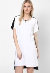 Calvin Klein Jeans White High Low Dress Women