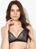 Calvin Klein Underwear Black Self Pattern Bra Women