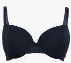 Calvin Klein Underwear Navy Blue Solid Underwired Medium Push Up Bra Women