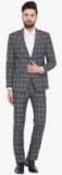 Canary London Grey Solid Suit Men