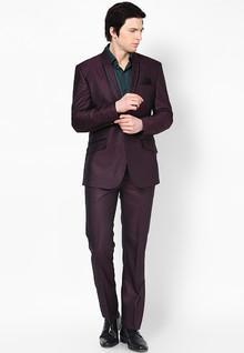 Canary London Maroon Suit men