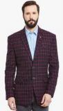 Canary London Navy Blue Checked Blazer Men