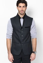 Canary London Navy Blue Waist Coat Men