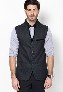 Canary London Navy Blue Waist Coat men