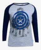 Captain America Grey T Shirt Boys