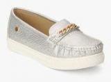 Carlton London Silver Moccasins women