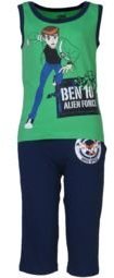 Cartoon Network Green Shorts Set boys