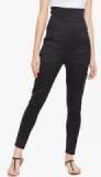 Castle Black Solid Jeggings women