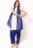 Castle Blue Solid Bottom & Dupatta Sets Women