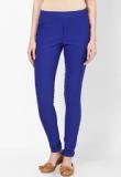 Castle Blue Solid Jegging Women