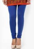 Castle Blue Solid Legging Women