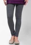 Castle Grey Solid Legging Women