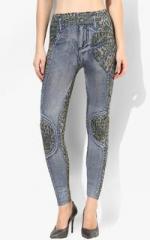 Castle Laser Printed Leggings