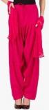 Castle Magenta Solid Bottom & Dupatta Set women