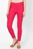 Castle Magenta Solid Jegging Women