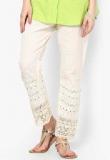 Castle Off White chikankari Embroidered Palazzo women