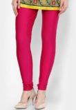 Castle Pink Solid Legging Women