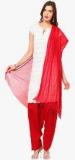 Castle Red Solid Bottom & Dupatta Set Women