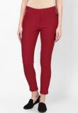 Castle Red Solid Jegging Women