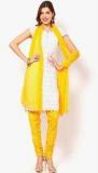 Castle Yellow Solid Chudidar & Dupatta Sets