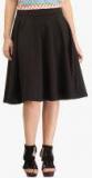 Cation Black Flared Skirt Women