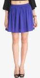 Cation Blue Solid Skirt Women