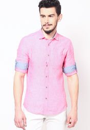 Celio 100% Linen Casual Shirt Men