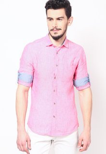 Celio 100% Linen Casual Shirt men