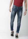 Celio Blue Slim Fit Mid Rise Clean Look Stretchable Jeans Men