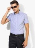 Celio Blue Solid Slim Fit Formal Shirt Men