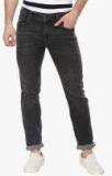 Celio Grey Straight Slim Fit Mid Rise Clean Look Stretchable Jeans Men