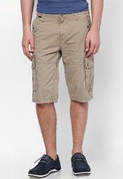 Celio Solid Beige 3/4Th men