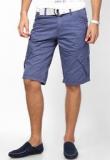 Celio Solid Blue Shorts Men