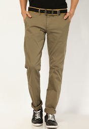 Celio Solid Casual Trouser Men