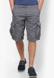 Celio Solid Grey 3/4Th Men