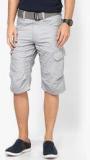 Celio Solid Grey Shorts Men