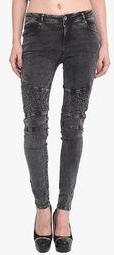 Ceylin Black Solid Jeans women