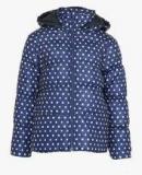 Chalk By Pantaloons Blue Winter Jacket Girls