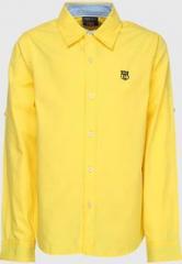 Cherokee Yellow Casual Shirt boys