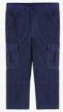 Cherry Crumble Blue Solid Track Bottoms Boys