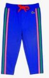 Cherry Crumble Blue Solid Track Bottoms Girls