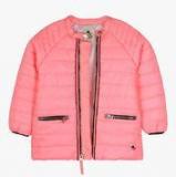 Cherry Crumble California Pink Solid Winter Jacket Boys