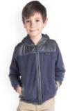 Cherry Crumble Grey Colourblocked Tailored Jacket Boys