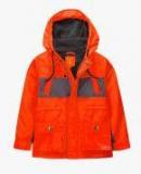 Cherry Crumble Kids Orange Colourblocked Tailored Jacket Boys